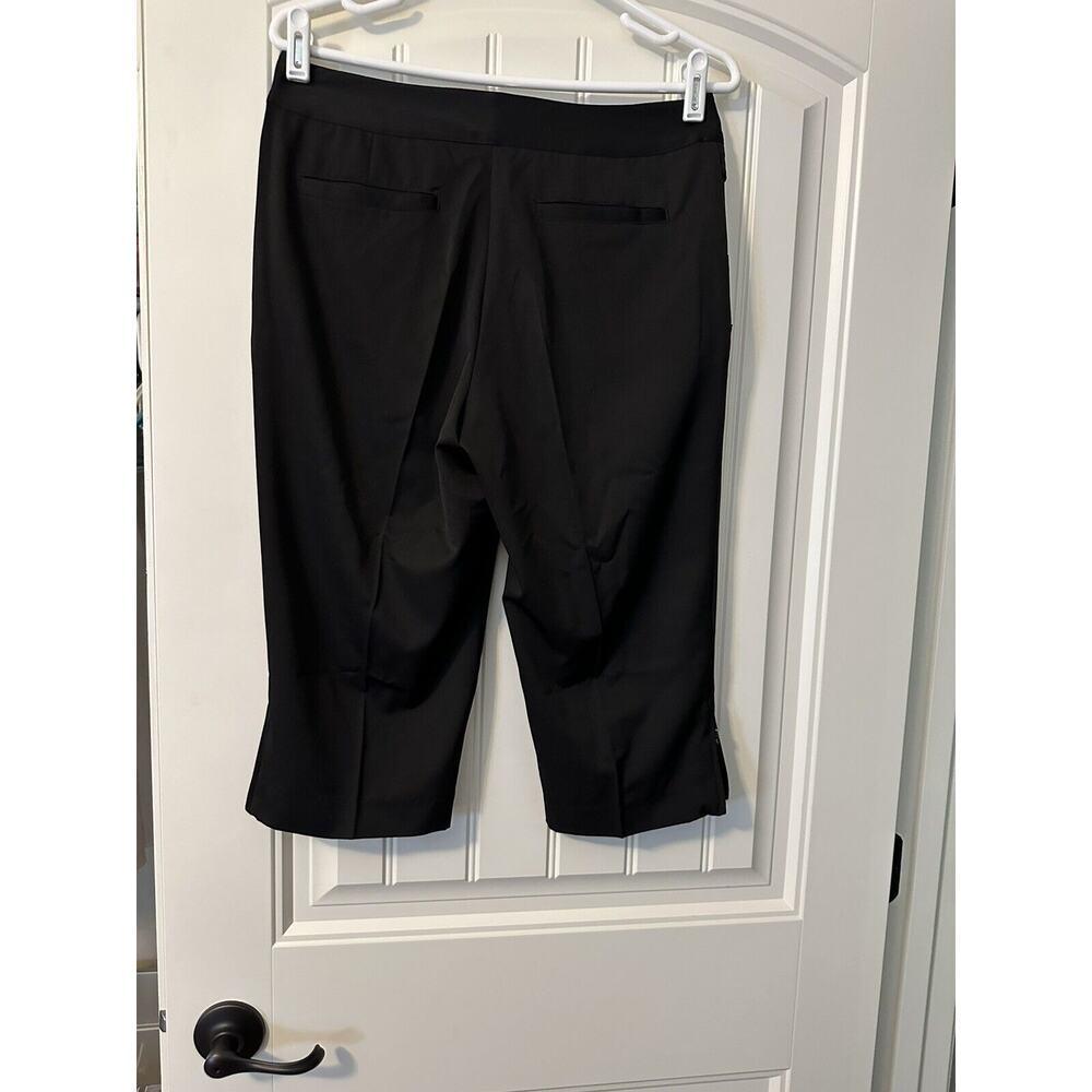 Monterey Club Classic Essentials Capri‎ Golf Pants Size 6 Black classy - Picture 5 of 14